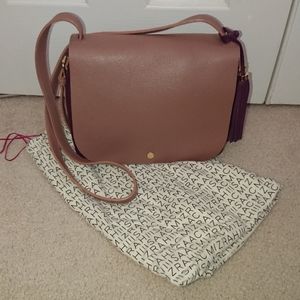 NWOT Isaac Mizrahi! Leather Saddle Bag